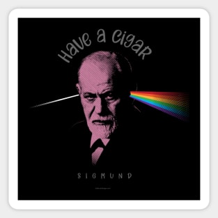 Pink Freud (Have A Cigar) Sticker